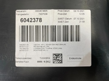 фото thumb №6, Bmw 2 u06 боковина обивка дверь левый перед eu