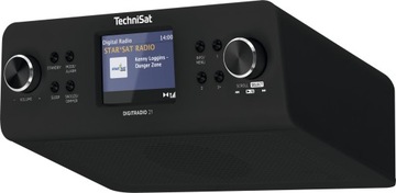 Кухонное радио FM+ DAB Bluetooth под шкафом, белое для кухни Technisat 21