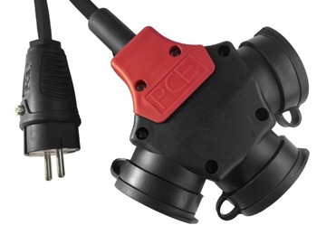 H07RN-F резиновый удлинитель 30м 3x1,5 перевернутый