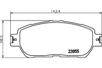 фото thumb №1, Hella pagid тормозные колодки тормозные lexus es 3.3 mcv31_