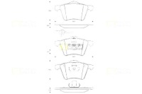 фото thumb №1, Starline тормозные колодки тормозные ford galaxy vw sharan 2.