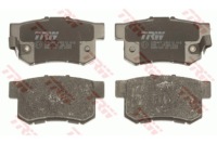 фото thumb №1, Тормозные колодки тормозные trw honda accord 1990-1998 задняя комплект!