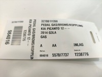 фото thumb №9, Kia picanto педаль газа ускорения потенциометр 327272k200