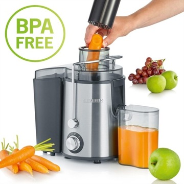 Тихая электрическая соковыжималка Severin без BPA,