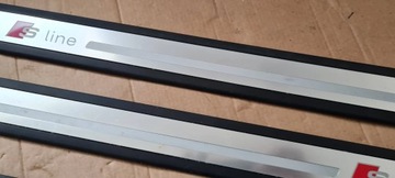 фото thumb №7, A6 c7 4g рестайлінг планка планки накладки порогові перед зад ліві праві