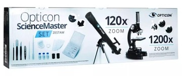 Новый комплект Opticon ScienceMaster v2 ТЕЛЕСКОП + МИКРОСКОП - в ПОДАРОК