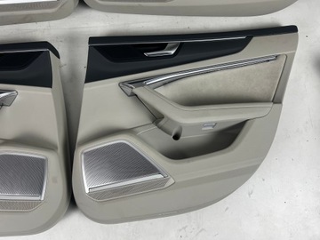 фото thumb №7, Обивка обшивки боковина дверь audi a7 4k алькантара