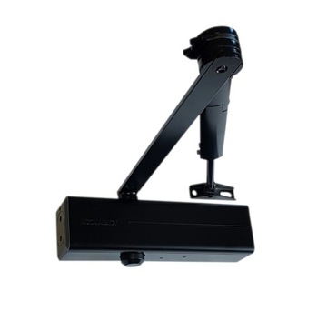 Доводчик ASSA ABLOY DC140 с замком, черный