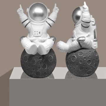 Astronaut Głośnik Bluetooth z mikrofonem srebrny