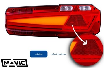 фото thumb №6, Фары задние комбинированные led mavic диодные автобус neon большой польские комплект