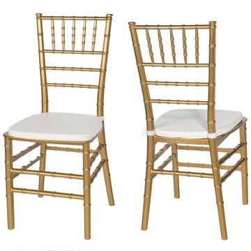 CHIAVARI PP TIFFANY СВАДЕБНЫЙ БАНКЕТНЫЙ СТУЛ, золото + подушка