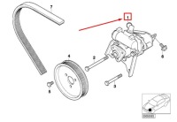 фото thumb №5, Насос гидроусилитель руль bmw 3 e46 6756582 32416756582 оригинальная