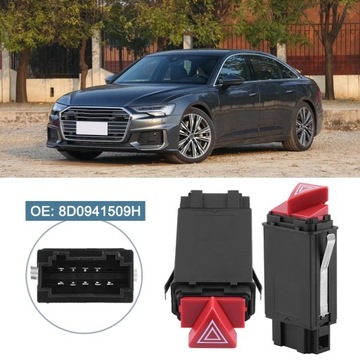 фото thumb №5, Выключатель аварийных света аварийных для audi a4 s4 8d0941509h