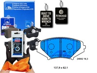 фото thumb №1, Тормозные колодки тормозные mazda rx-8 1.3 08.03-06.12 ate #petrolhead pro+ kit3