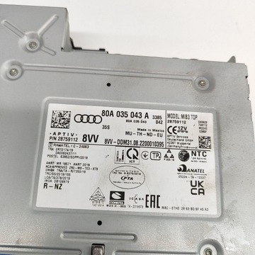 фото thumb №6, Audi q5 sq5 2021 панель / радиопроигрыватель cd/dvd/gps