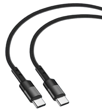 Кабель USB Type-C на Type-C 5A 100W QC 3.0 PD 2м