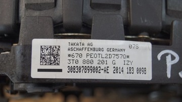 фото thumb №14, Подушка подушка безопасности водителя skoda superb ii 3t0880201g