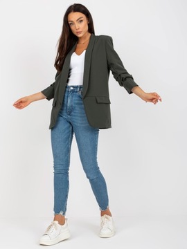 Блейзер женский КУРТКА Италия Moda модные рукава 15Р халва 40 л