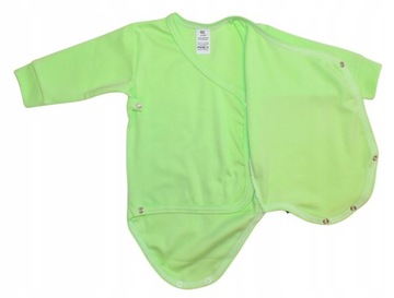 Pistachio -Sleeved Envelope Cotton Bodysuits56