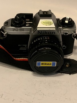 APARAT NIKON FG 20 + OB NIKON E 1,8/50