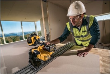 DEWALT ZAGŁĘBIARKA 54V 165MM 2*6.0AH + SZYNA 1.5M