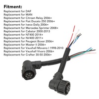 фото thumb №16, 2 szt штекер do проводка трубопровід задніх світла dla vauxhall movano i