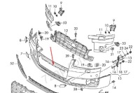 фото thumb №1, Audi a8 d4 бампер передний 4h0807065hgru новый оригинальный 2014