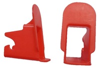 фото thumb №1, Набір czerwonych nakładek/prowadnic isofix 2szt.