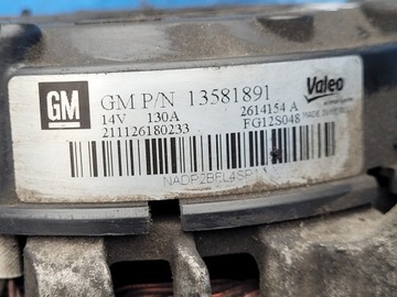 фото thumb №13, Запчасти | astra j meriva b генератор 1.4 turbo a14net 13581891 130a