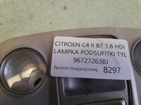фото thumb №4, Citroen c4 ii b7 лампа освітлення кабіни задня