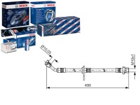 фото thumb №1, Шланг тормозной elast. honda accord viii 2.0-3.5