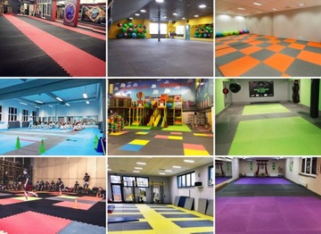 PRO коврик 2 см 100x100 см для фитнеса-пазла из пенопласта для тренировок, толстый