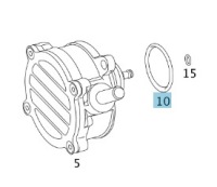 Купить Уплотнительное кольцо насоса вакуумa mercedes a611997074564, фото thumb