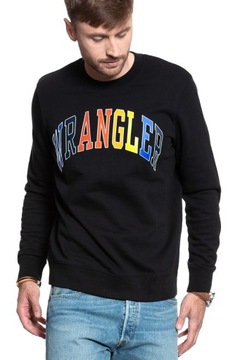 WRANGLER LOGO SWEAT MĘSKA BLUZA LOGO PRINT L