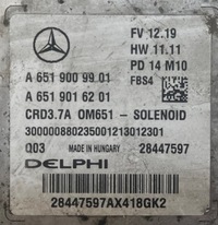 фото thumb №3, Компьютер двигателя mercedes w212 e класс 2015 2.2 cdi a6519009901
