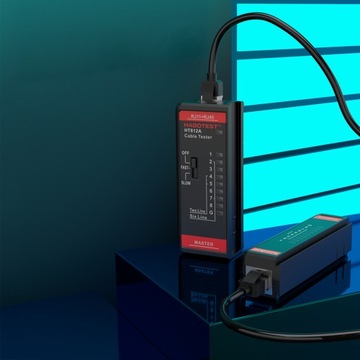 ТЕСТЕР КАБЕЛЕЙ ЛВС RJ11 RJ45 ПОИСК КАБЕЛЬНЫХ ПАР HABOTEST HT812