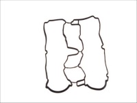 Elring прокладка кришки клапанів opel vectra c 1.8 Київ, фото thumb