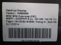 Mini f54 f55 f56 f57 + lci рестайлінг  дисплей проекційний дисплей 9354752 6817762 9825225 Зі Шроту, фото thumb