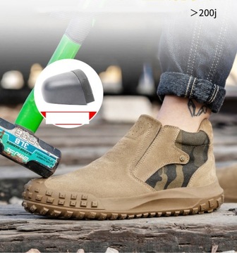 BUTY ROBOCZE OCHRONNE TRZEWIKI Z PODNOSKIEM BHP1