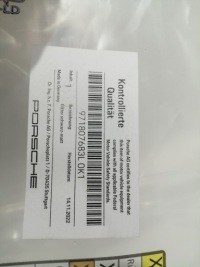 фото thumb №10, Решётка радиатора решётка перед czarna оригинальный номер porsche panamera 971 971807683lok1