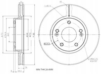фото thumb №1, Гальмівні диски ham. 2szt kia p. carens magentis sportage v