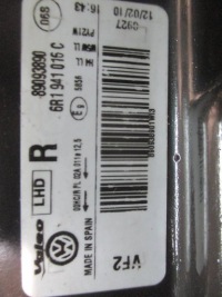 Фара правий volkswagen polo 89093890 в Україні, фото thumb