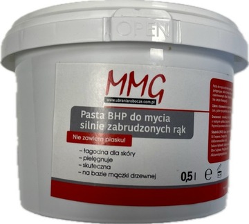 Паста для мытья рук BHP с опилками 500 мл