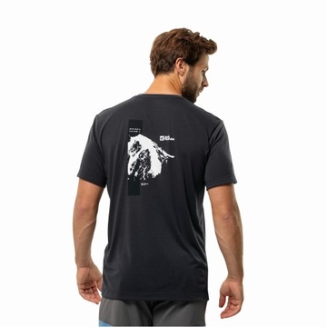 Męski t-shirt koszulka Jack Wolfskin VONNAN S/S GRAPHIC T M