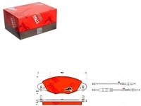 фото thumb №1, Trw тормозные колодки тормозные citroen перед c5