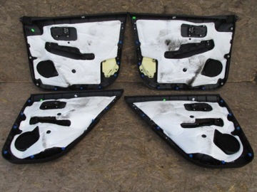 фото thumb №11, Kia sportage iii 2010-2015r. обшивки оббивка двері комплект чорна шкіра