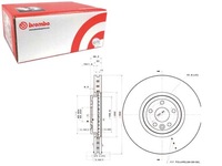 фото thumb №1, Тормозные диски тормозные 2szt. перед jaguar f-pace i-pace land rover range