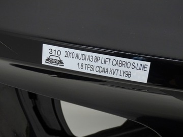 фото thumb №12, Крышка крышка зад задняя багажника audi a3 8p рестайлинг cabrio ly9b чёрная