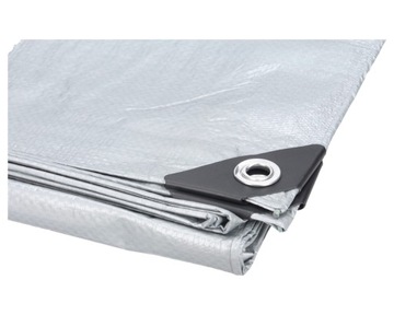 Plandeka SUPER MOCNA 10x12m (srebrna) 160g/m2