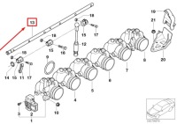 Вал рабочий системы топливной bmw z4 coupe e86 13547838121 7838121 Доставка, фото thumb